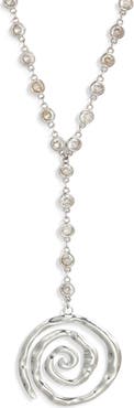 VIDAKUSH Swirl Pendant Y-Necklace
