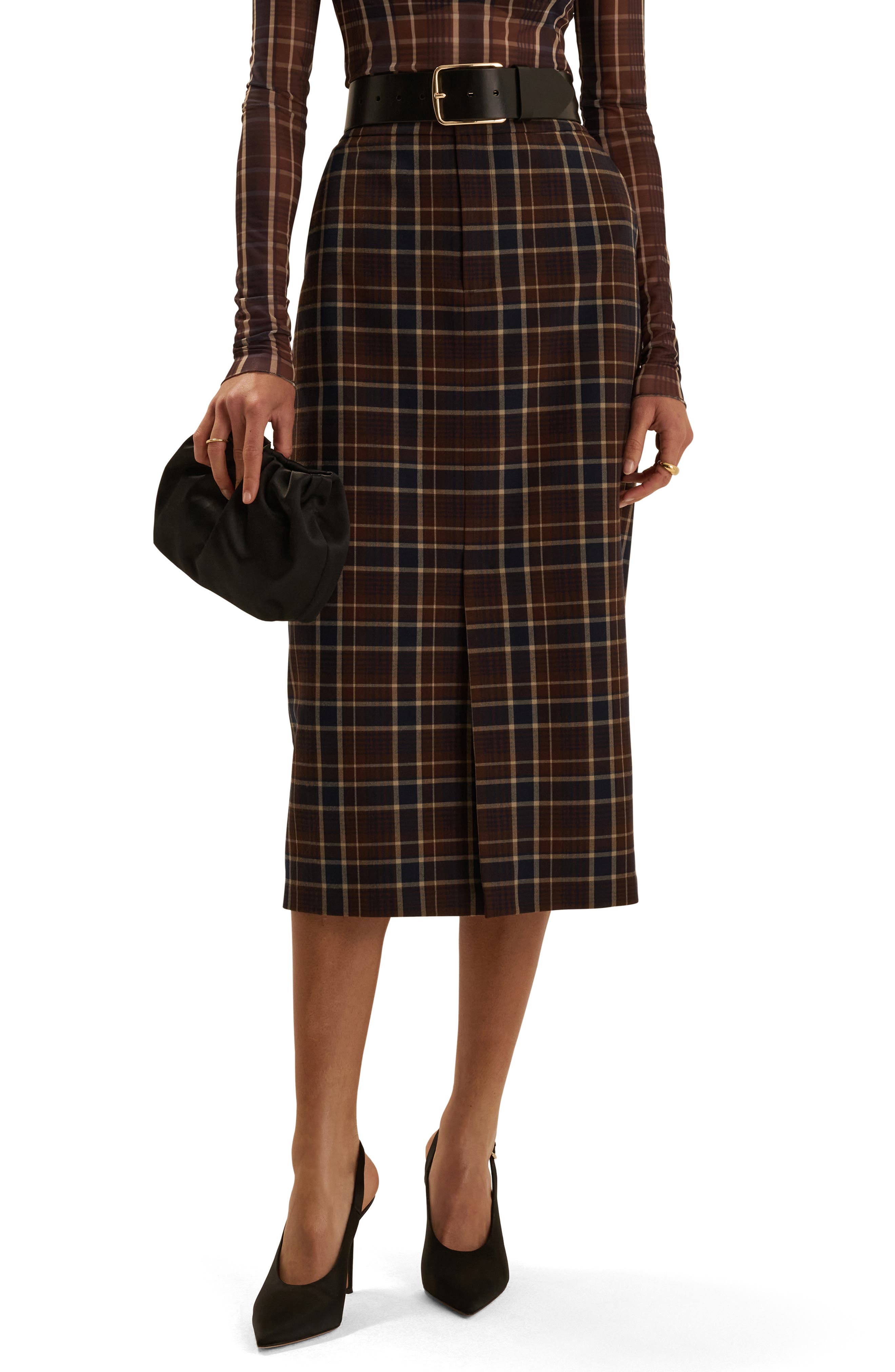 selected TOFFEE PLAID
