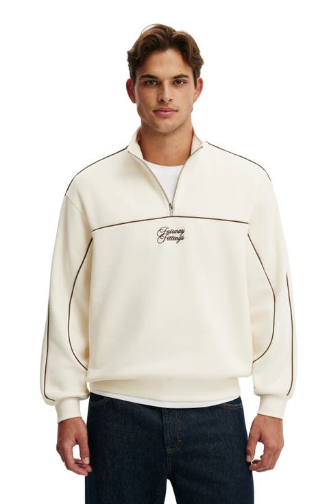 Men's 1/4 Zip Graphic Fleece