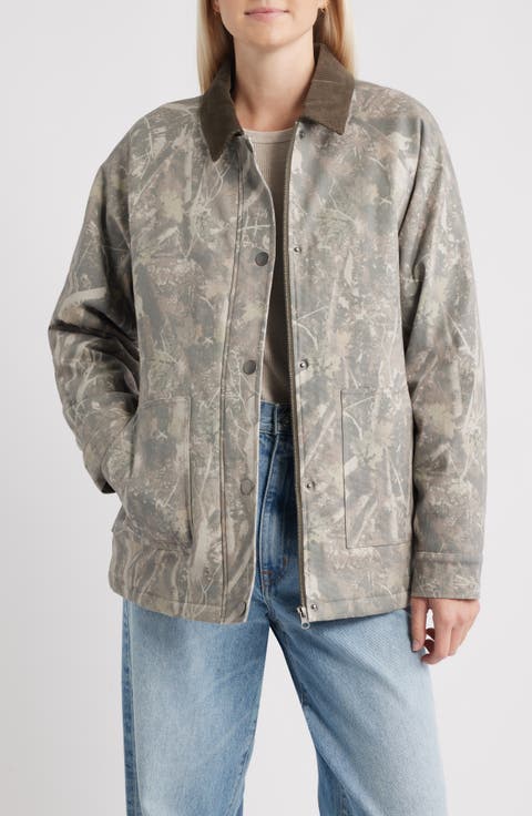 Stretch Cotton Twill Chore Coat