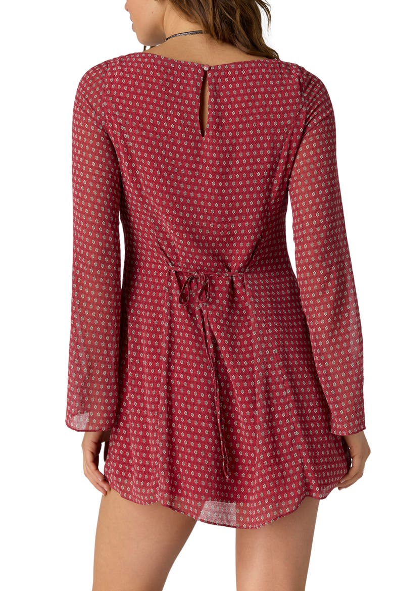 Jolie Printed Minidress, Alternate, color, SALSA COMBO