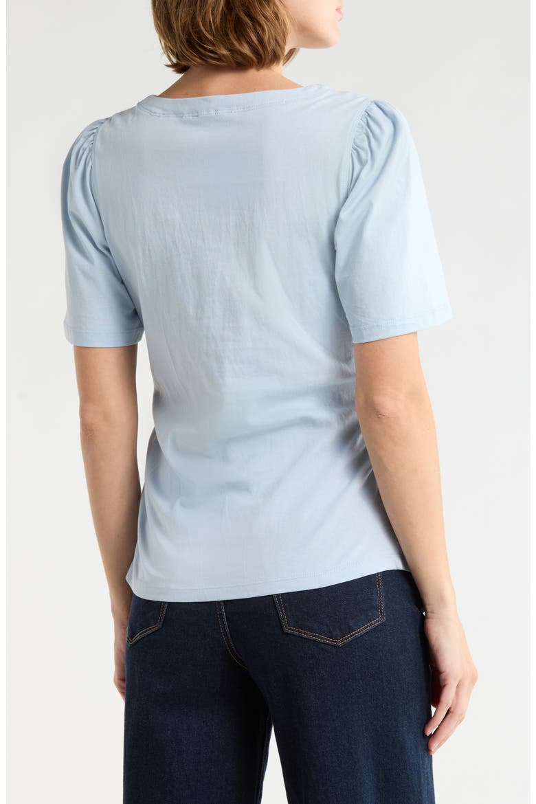 Short Puff Sleeve Top, Alternate, color, LIGHT BLUE