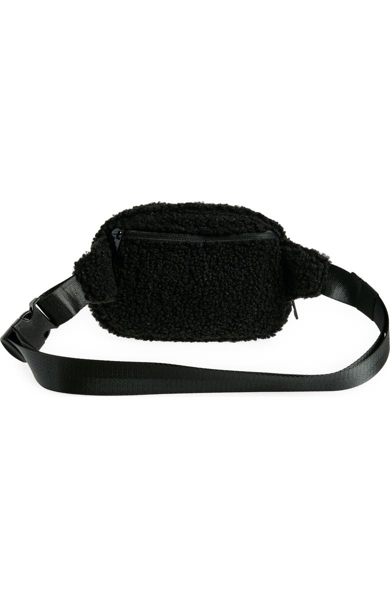 Zella Faux Shearling Crossbody, Alternate, color,