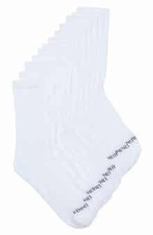 6-Pack Cushioned Crew Length Socks