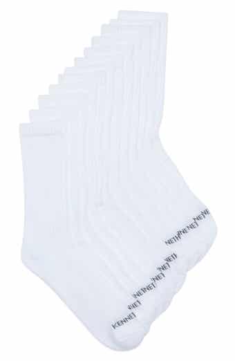 6-Pack Cushioned Crew Length Socks