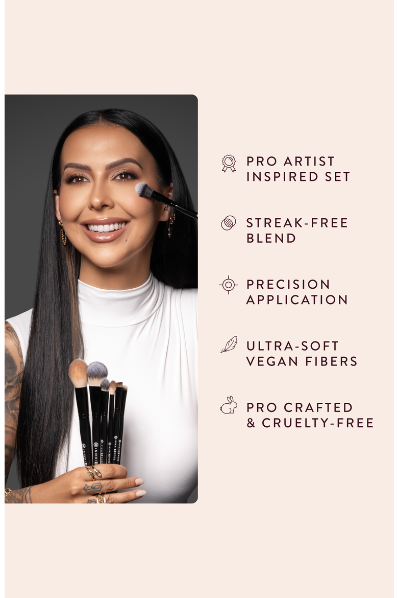 Nikki La Rose Pro Artist Brush Set, Alternate, color, Black
