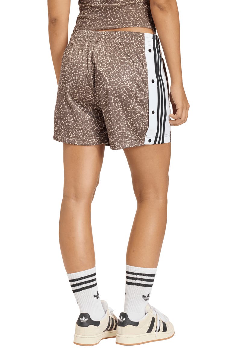 adidas Originals Print Adibreak Shorts, Alternate, color, Earth Strata/ Stone Khaki