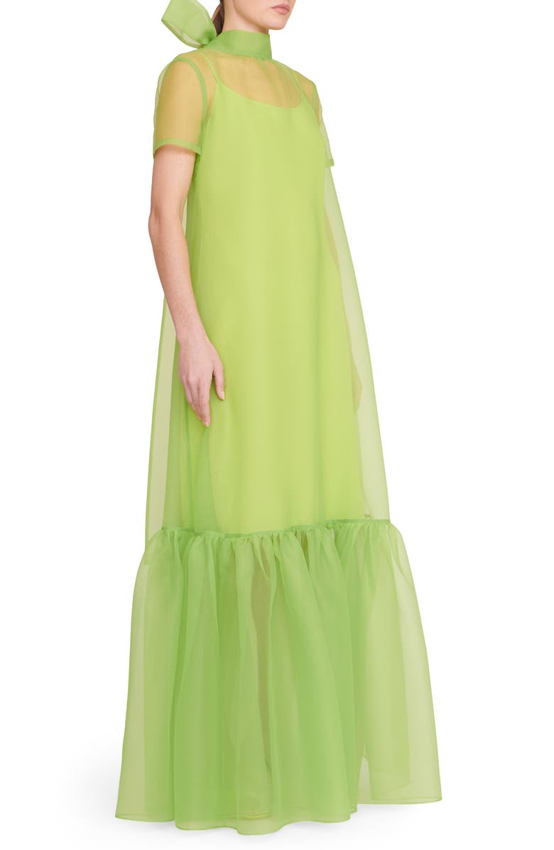STAUD Calluna Ruffle Hem Dress, Alternate, color, 