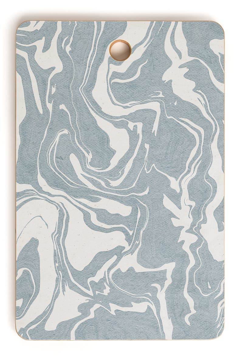 Abstract Wood Cutting Board, Main, color, BLUE