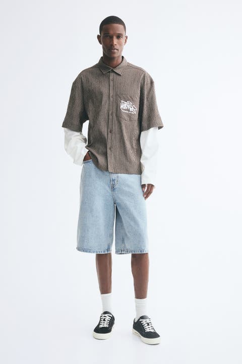 Baggy Denim Shorts