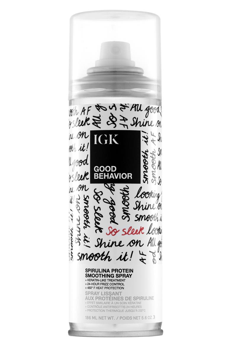 Good Behavior Spirulina Protein Smoothing Spray, Main, color, NO COLOR