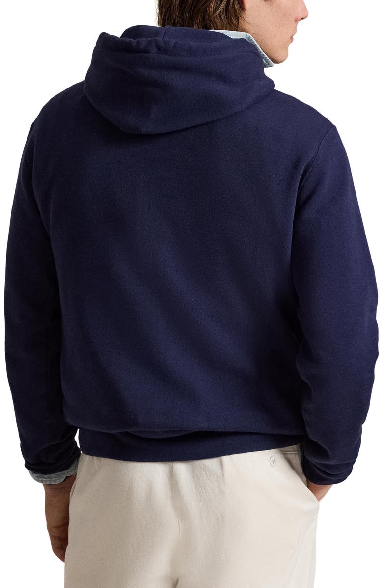 Polo Ralph Lauren Polo Bear Cotton Fleece Hoodie, Alternate, color, Newport Bear- Newport Navy