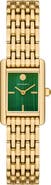 Tory Burch The Small Eleanor Stainless Steel Watch, 19mm x 28mm