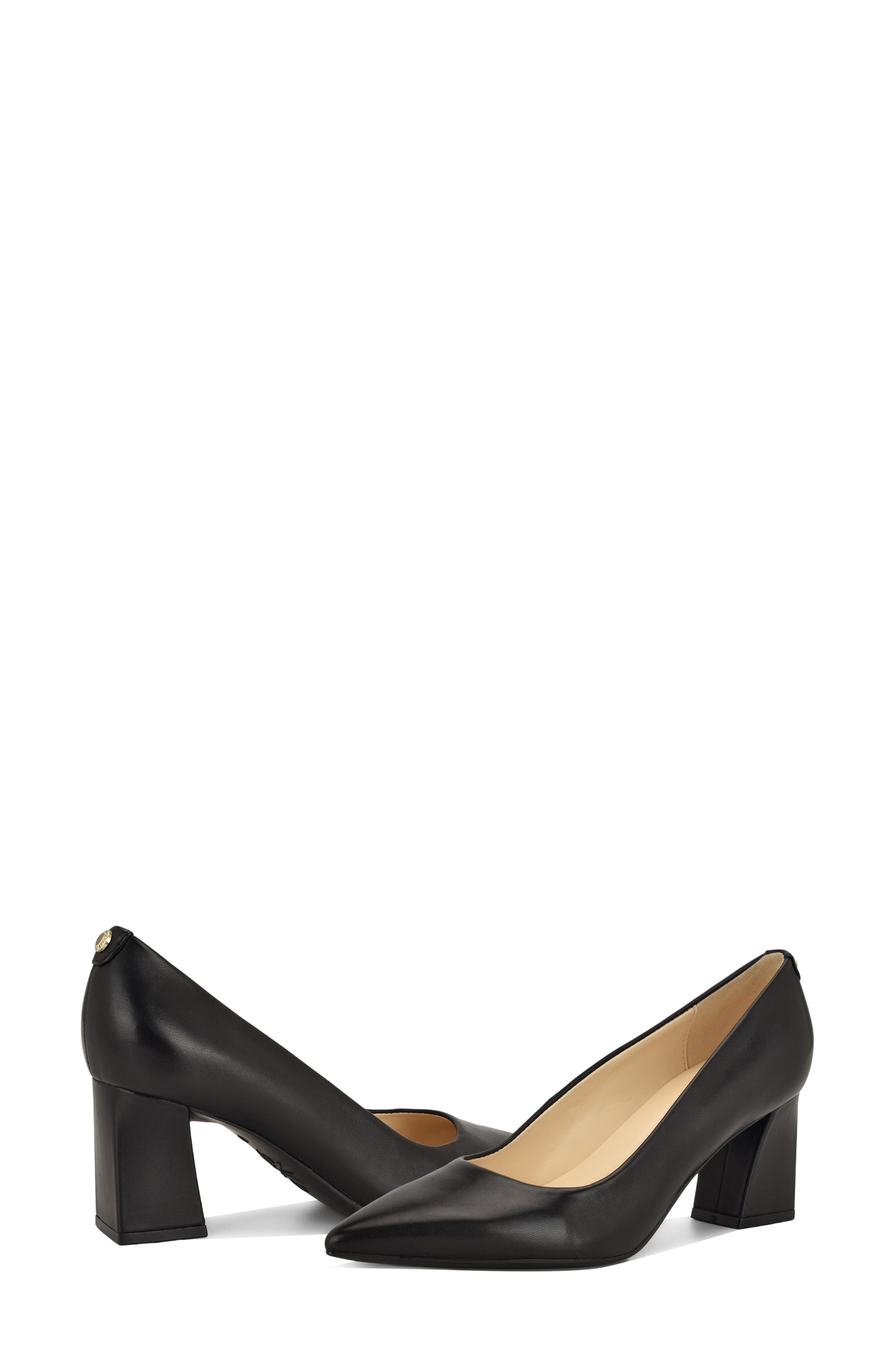 Kalore 9x9 Pointed Toe Pump, Alternate, color, BLACK