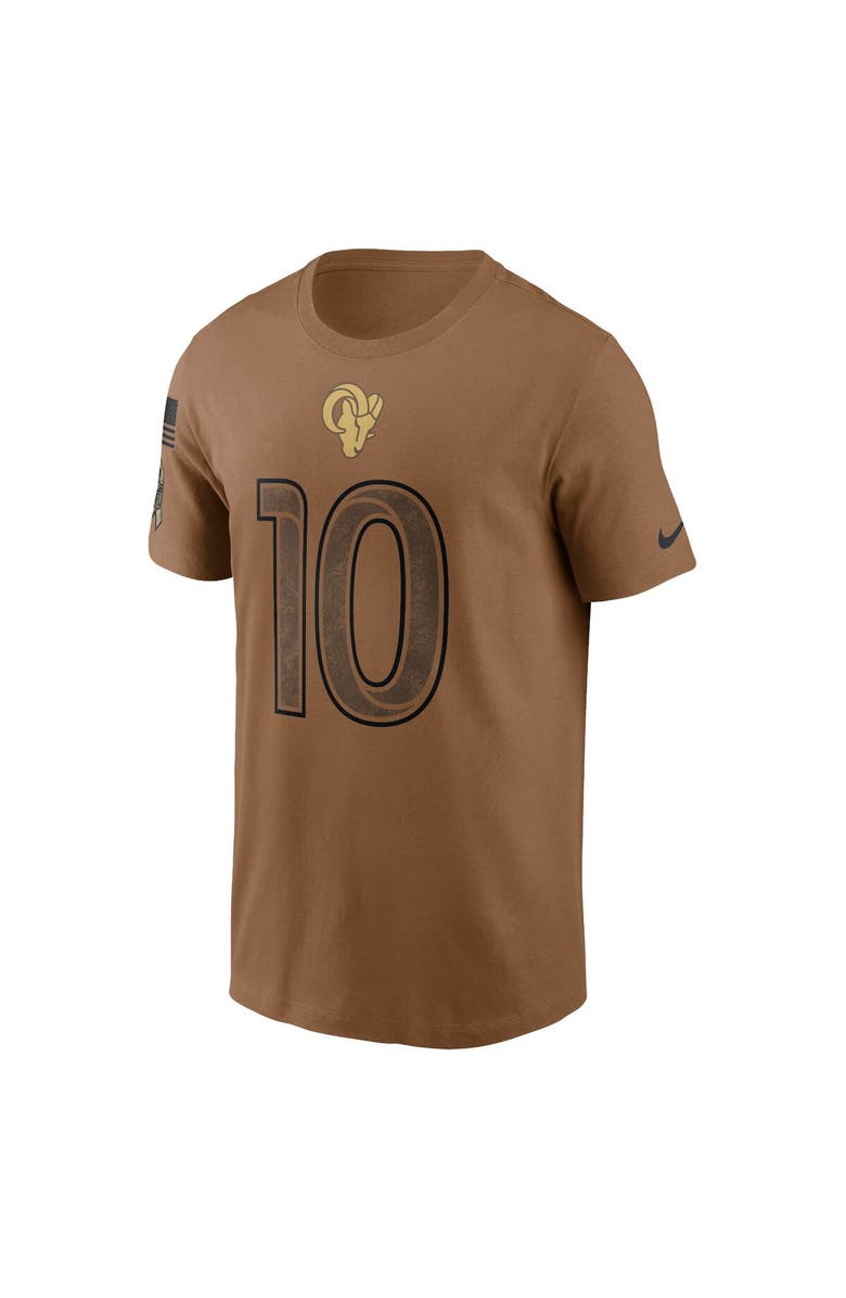 Nike Men's Nike Cooper Kupp Brown Los Angeles Rams 2023 Salute To Service Name & Number T-Shirt, Alternate, color, 