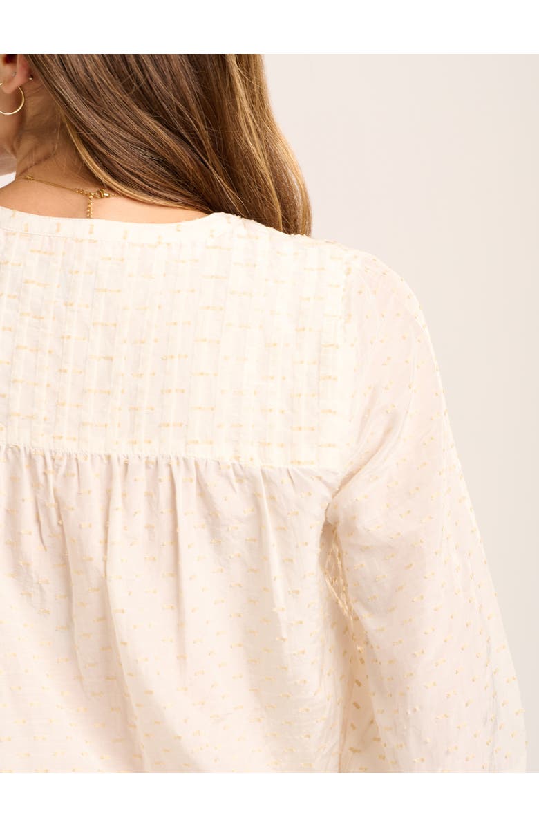 Brakeburn Boardwalk Blouse, Alternate, color, Cream