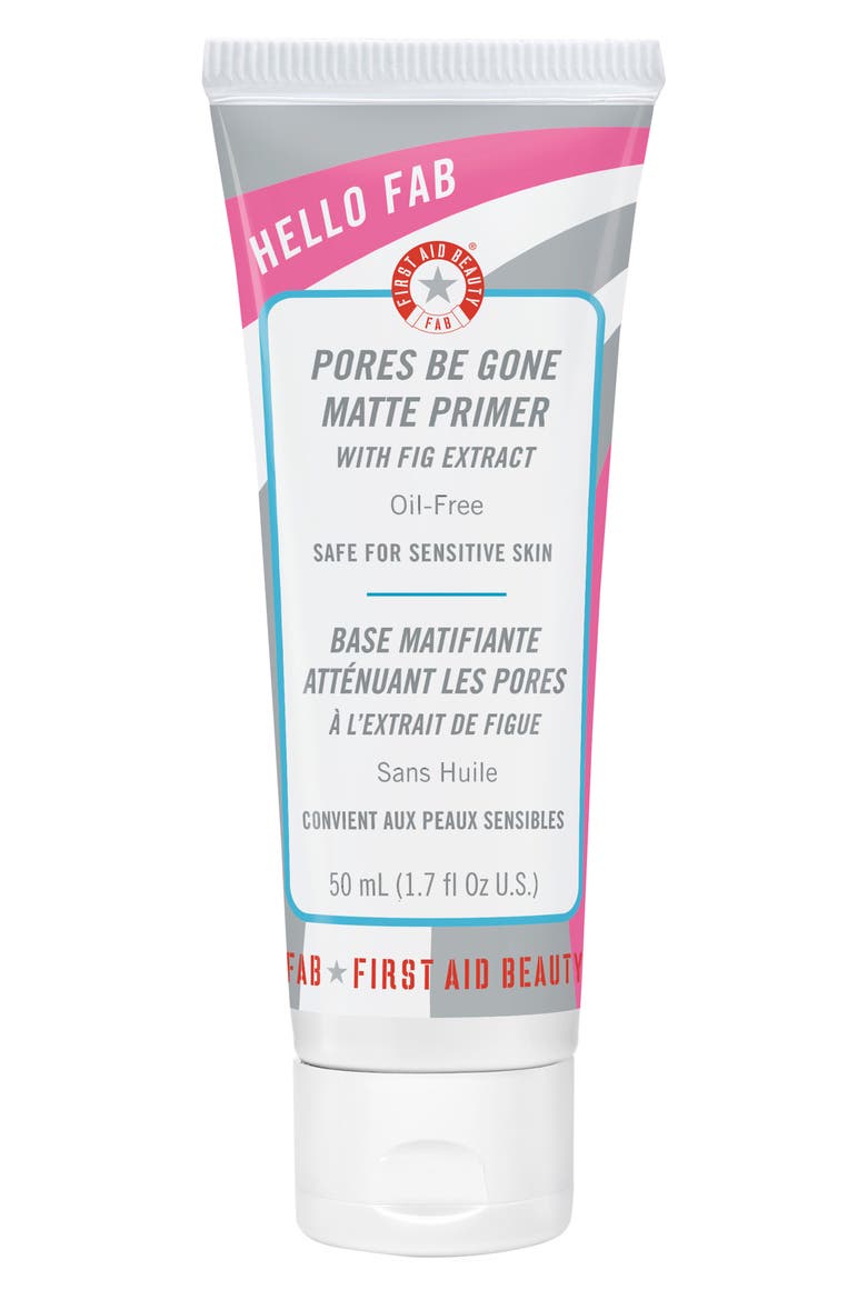 Hello FAB Pores Be Gone Matte Primer, Main, color, NO COLOR