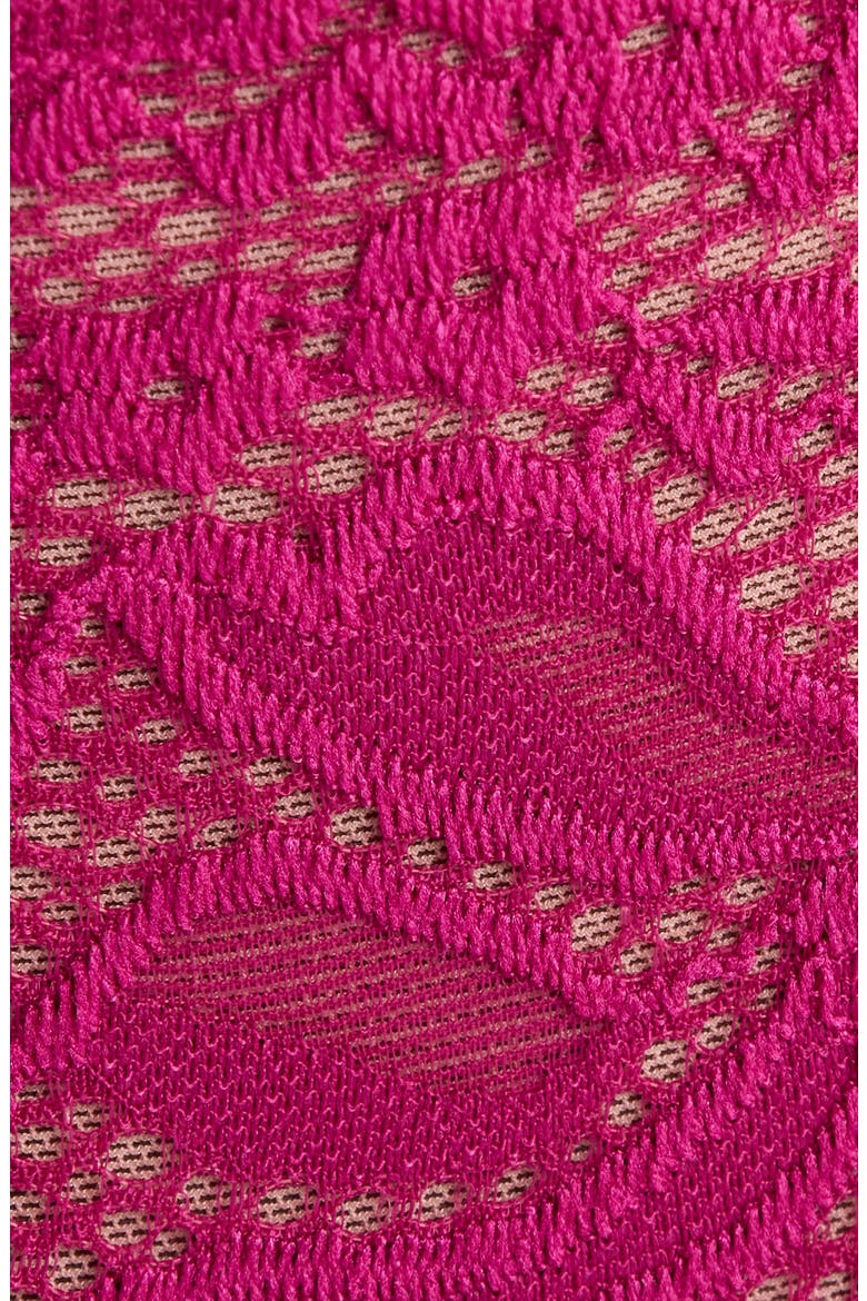 Floral Lace Thong, Alternate, color, BOYSENBERRY