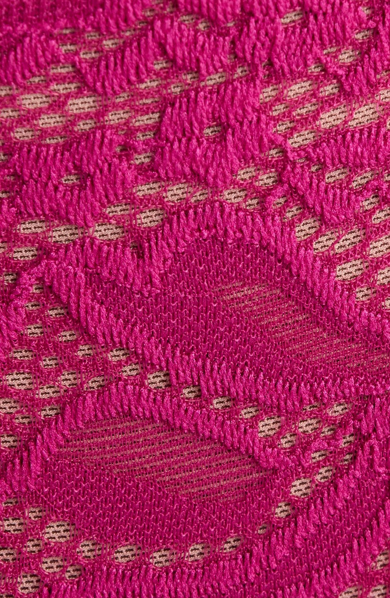 KILO BRAVA Floral Lace Thong, Alternate, color, Boysenberry