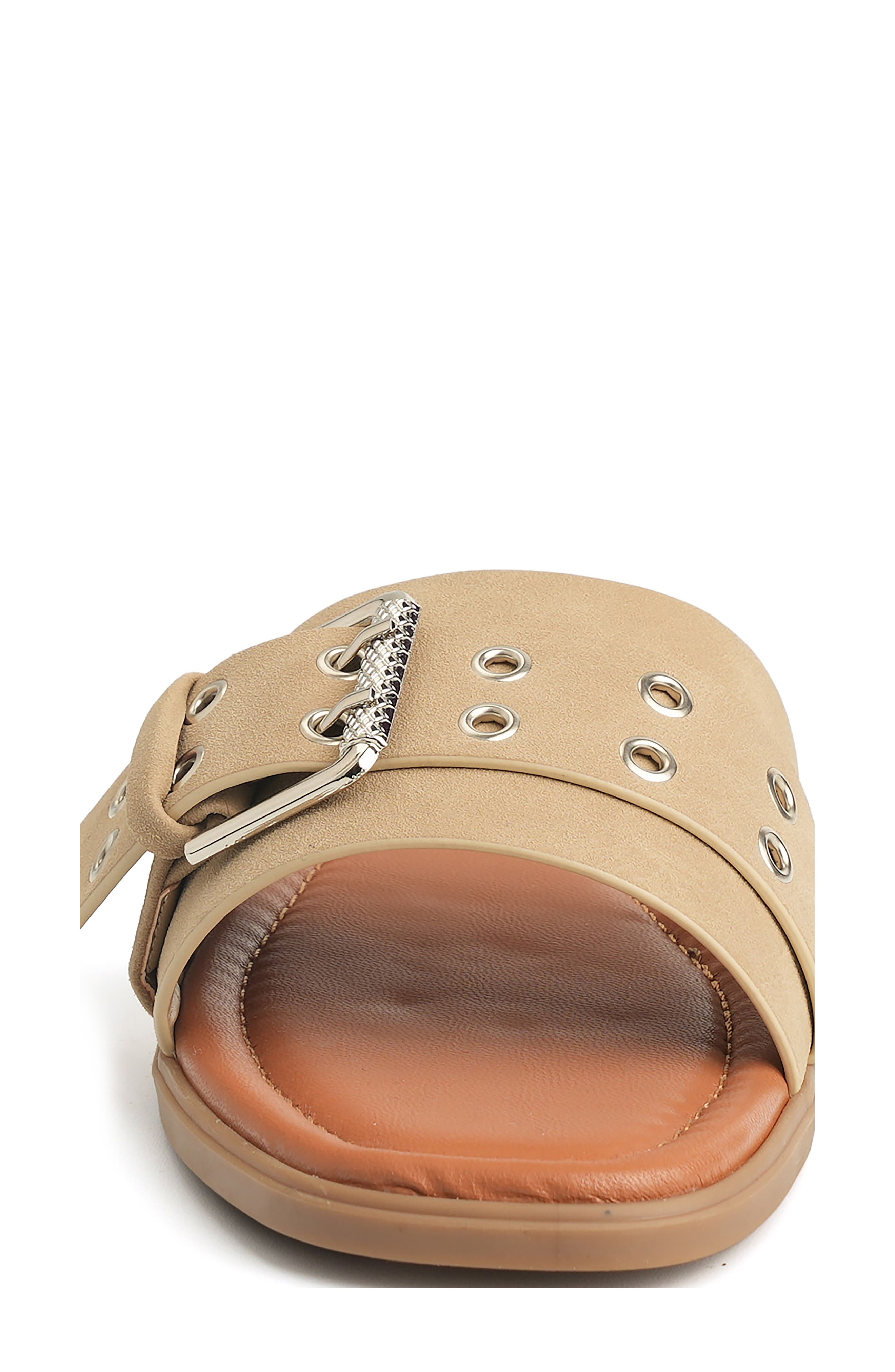 Rey Slide Sandal, Alternate, color, BEIGE