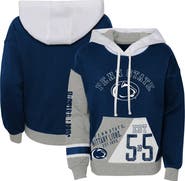 Outerstuff Girls Youth Navy Penn State Nittany Lions True Fan Soft Fleece Pullover Hoodie
