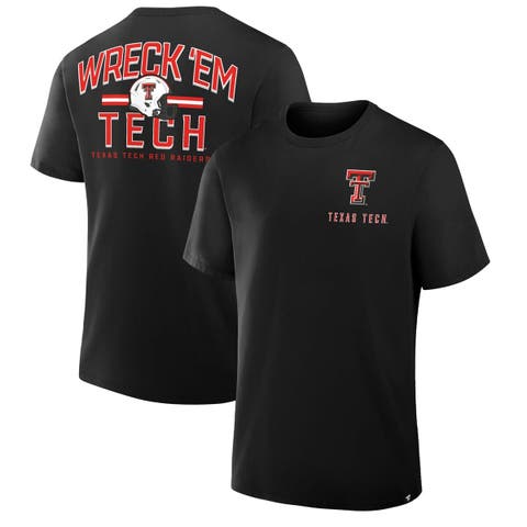 Men's Fanatics Black Texas Tech Red Raiders Quad Legacy T-Shirt