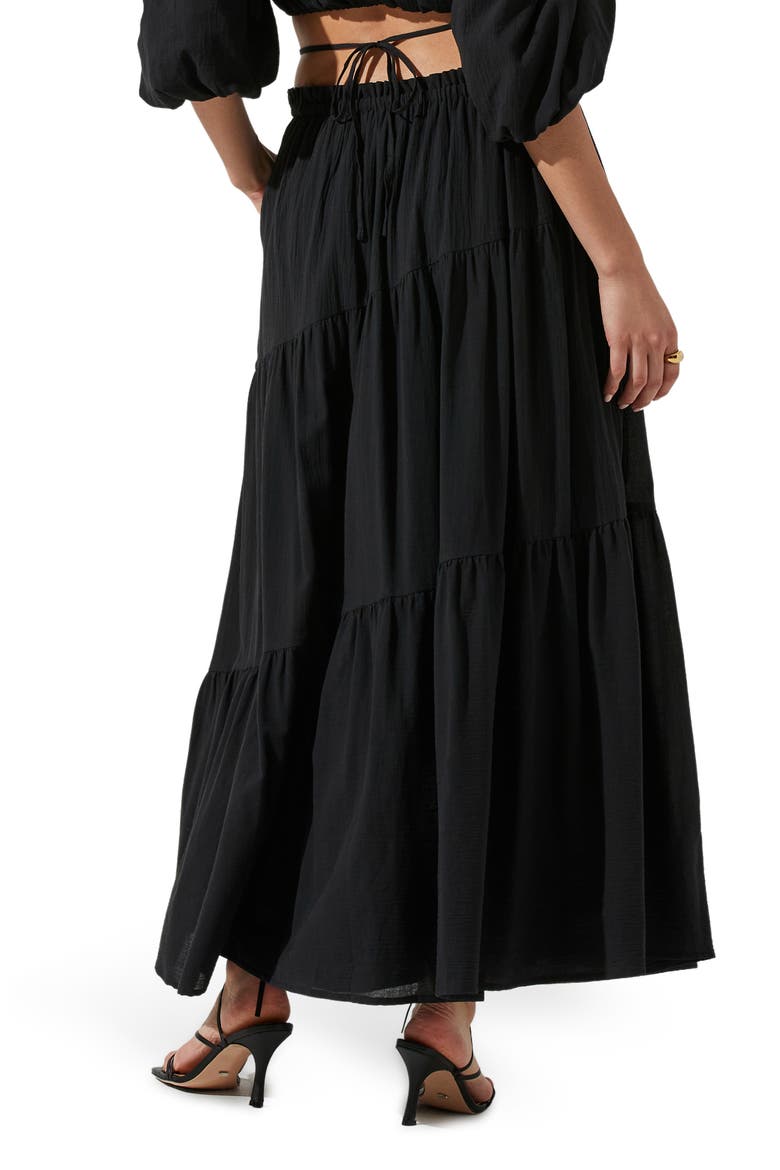 the Label Balboa Skirt, Alternate, color, BLACK