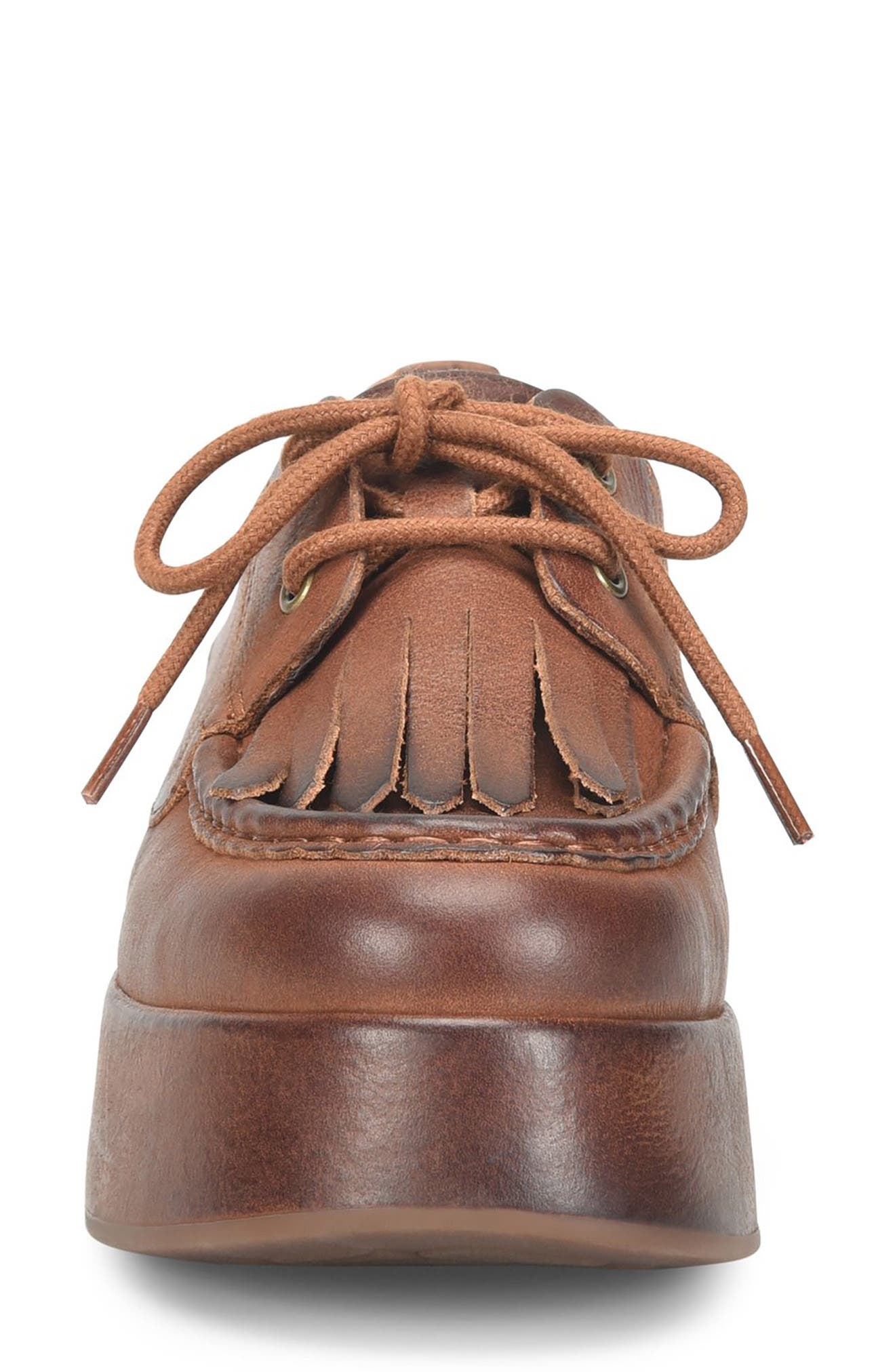 Penelope Platform Derby, Alternate, color, TAN
