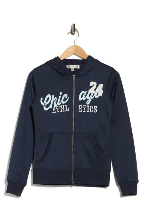Fitted Zip Up Hoodie
