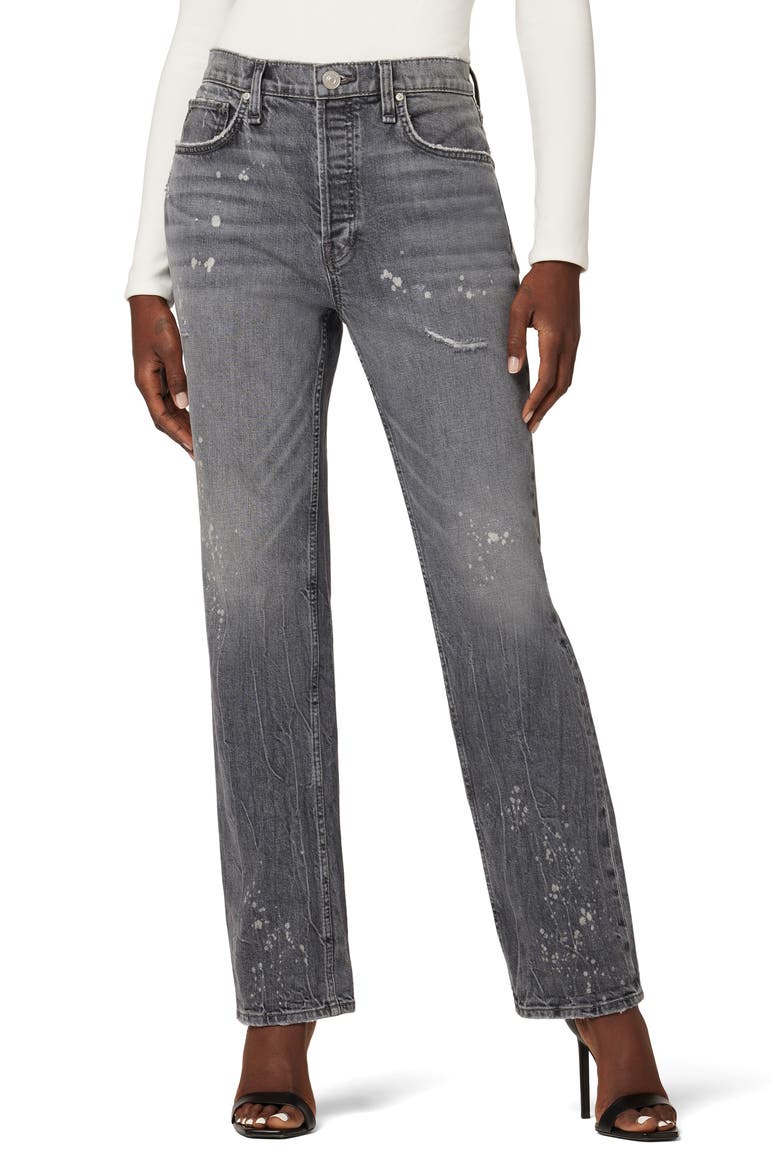 Thalia Loose Fit Rolled Cuff Jeans, Main, color, KARMA