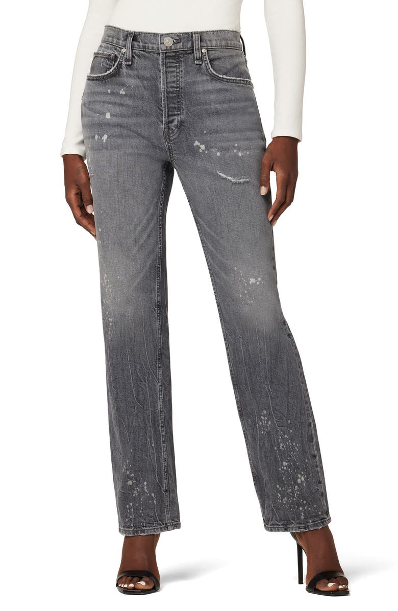 Hudson Jeans Thalia Loose Fit Rolled Cuff Ankle Jeans, Main, color,