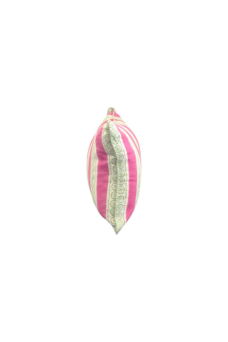 Malhaar Linen Pillow Cover, Alternate, color, Pink - 14" x 22"