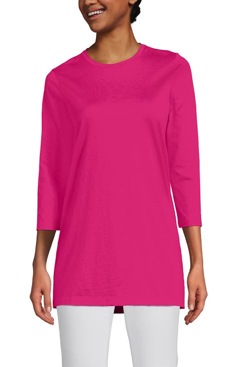 3/4 Sleeve Cotton Supima Tunic