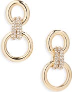 BaubleBar Pavé Link Drop Earrings