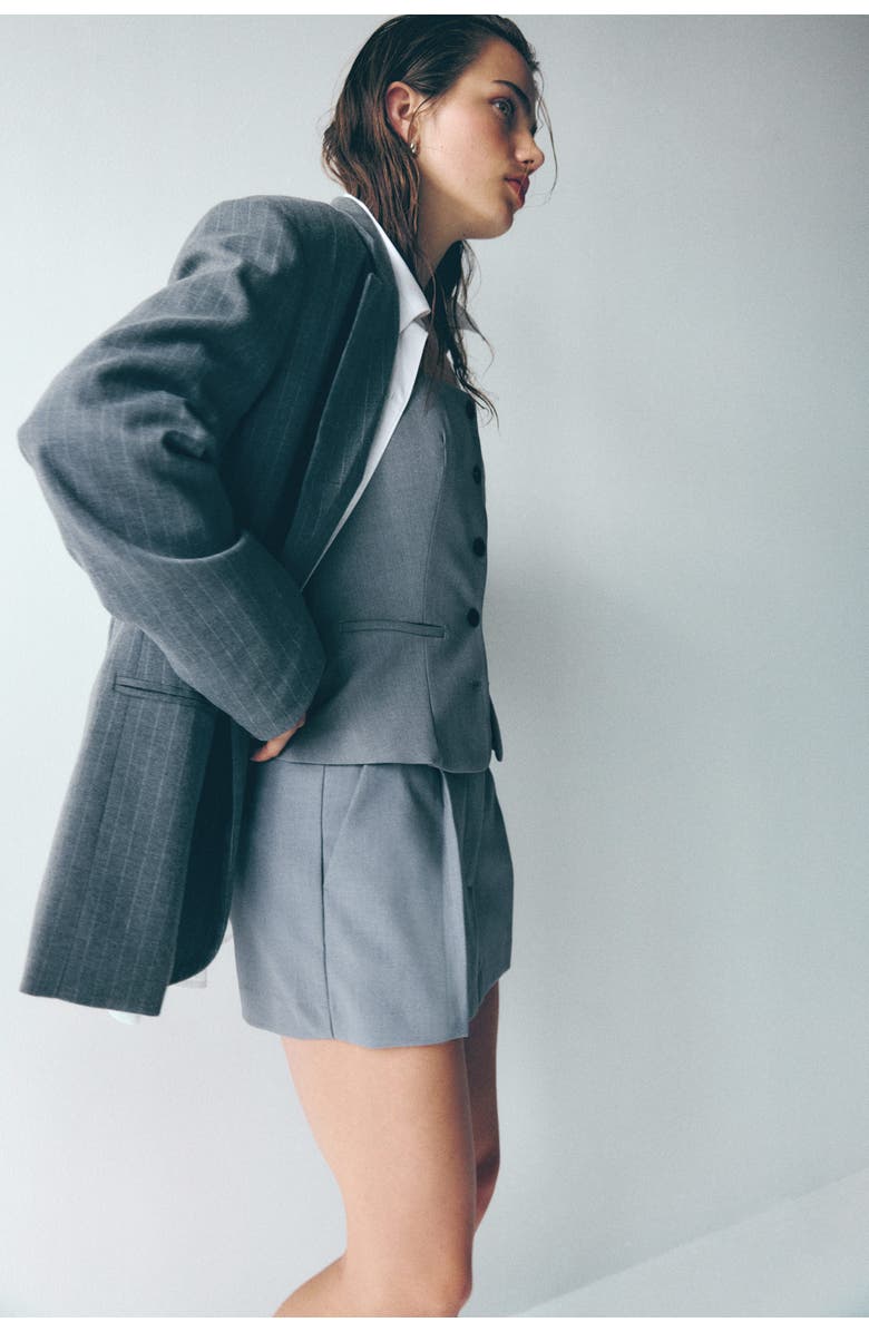 H&M Tailored Mini Skort, Alternate, color, 