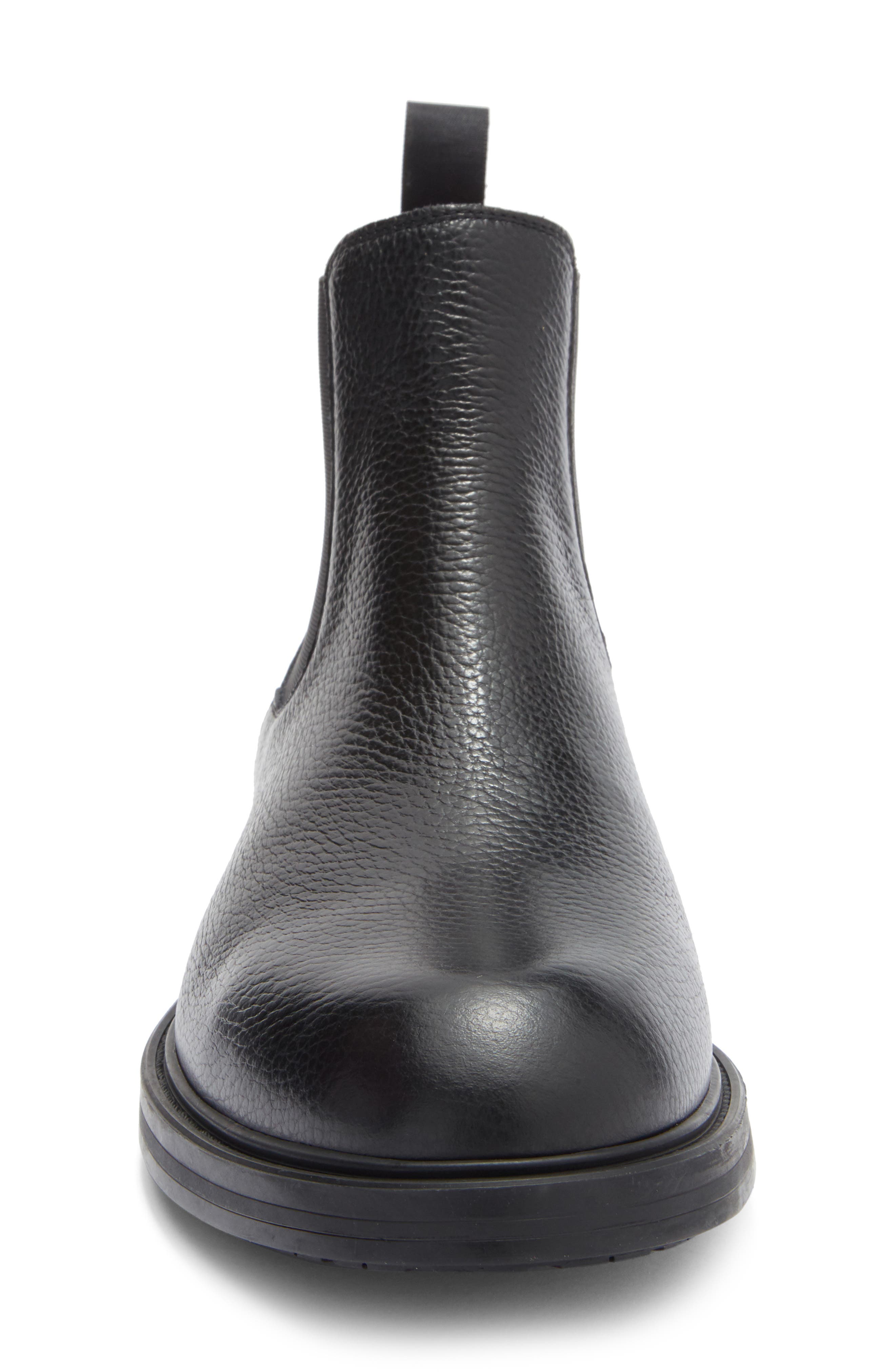 Magnanni Bonn Leather Chelsea Boot, Alternate, color, Black/ Black