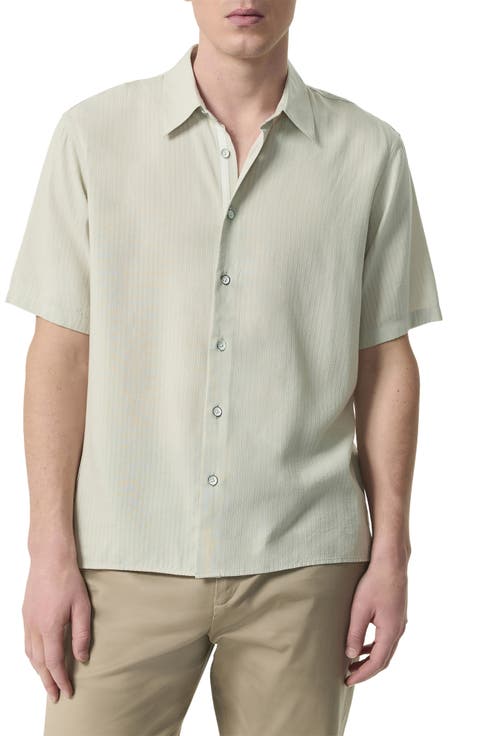 Dalton Dobby Short Sleeve Button-Up Shirt