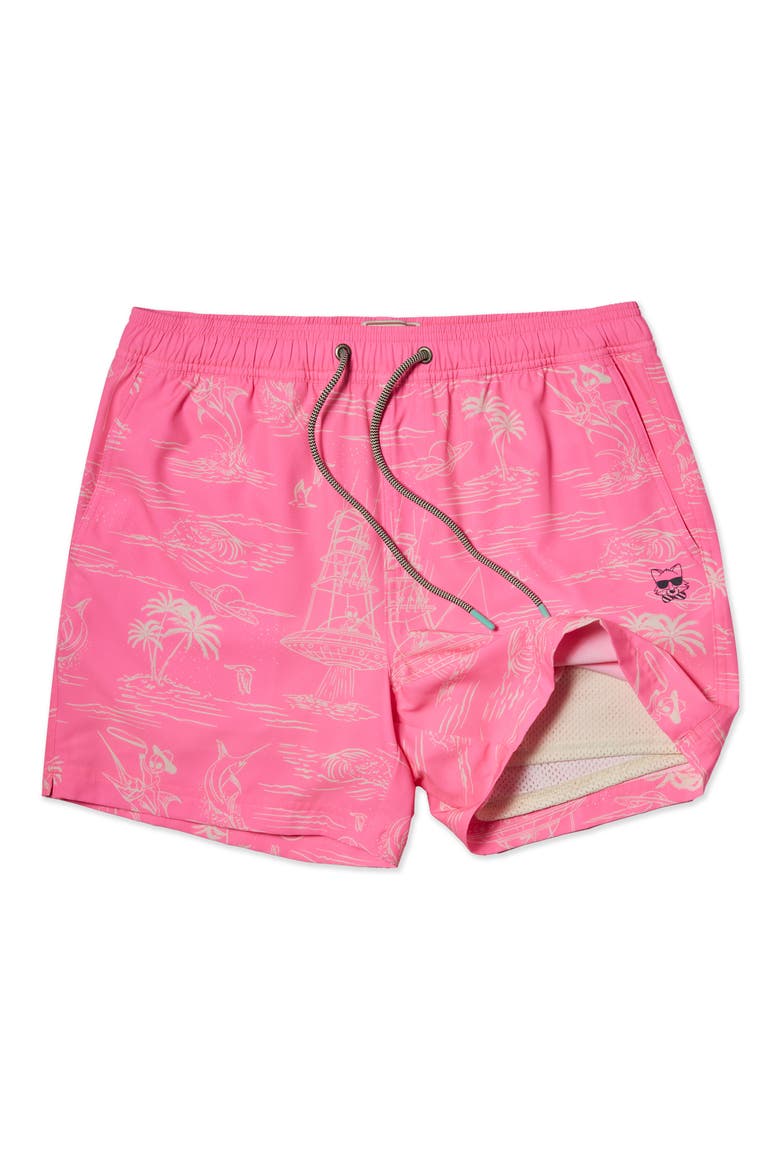 Extended Stay 5-Inch Starter Swim Trunks, Alternate, color, PINK