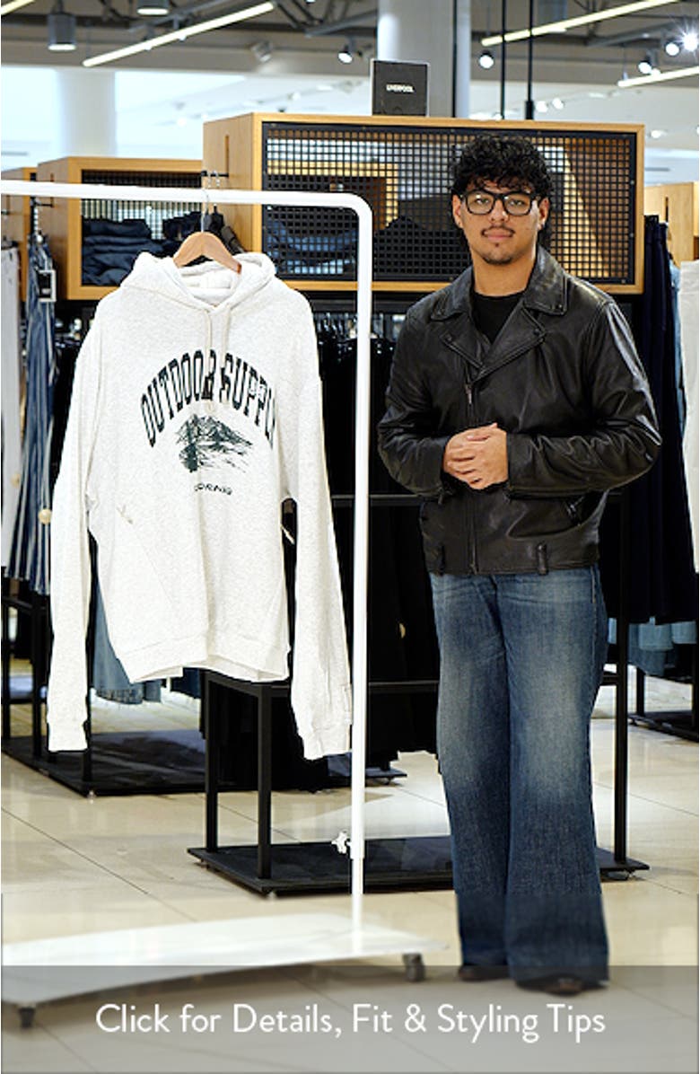 Gender Inclusive Logo Graphic Hoodie, sales video thumbnail