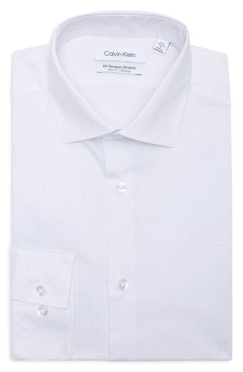 Slim Fit All-Season Stretch Dress Shirt