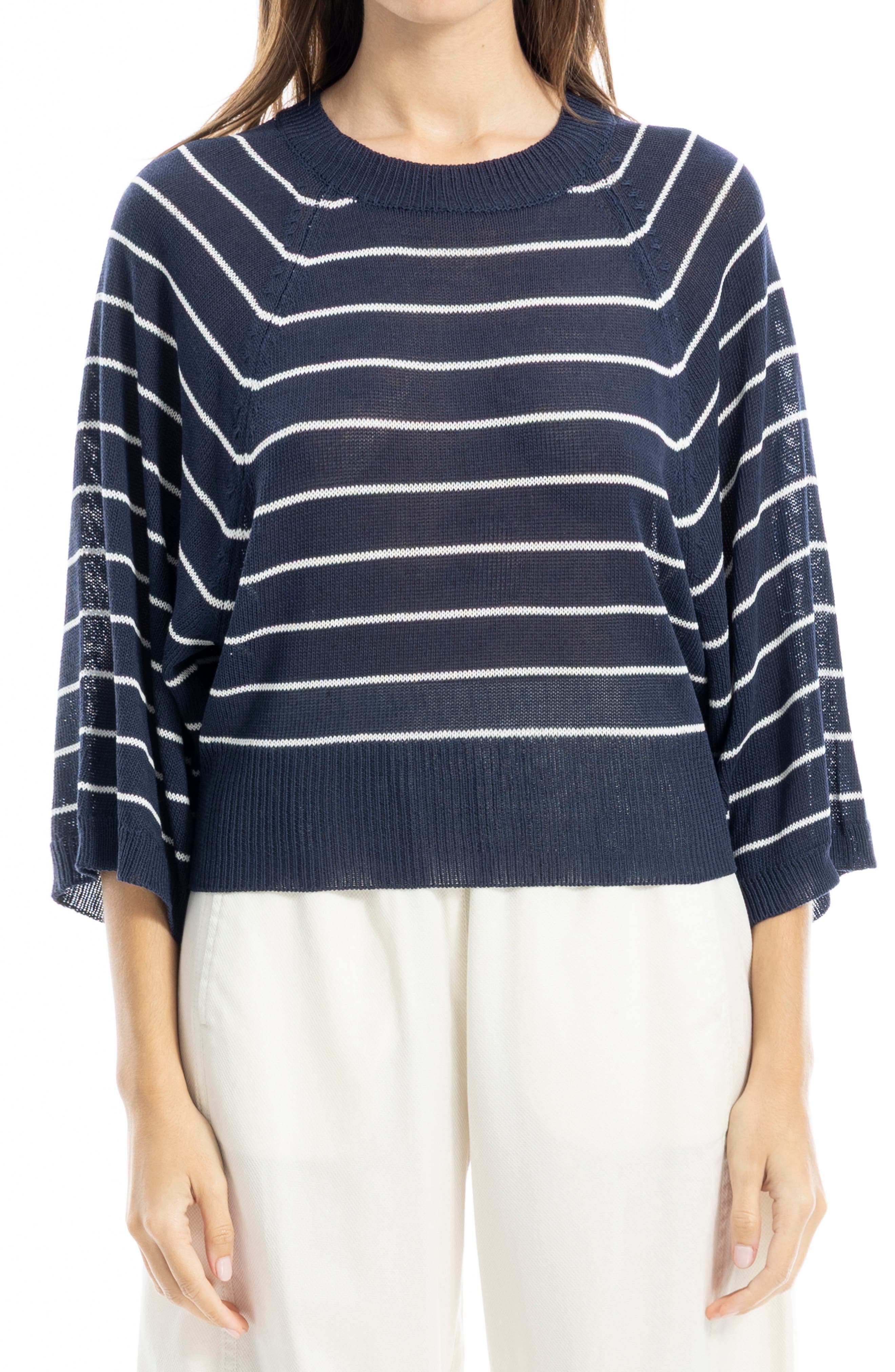 Stripe Raglan Sleeve Sweater - image 5