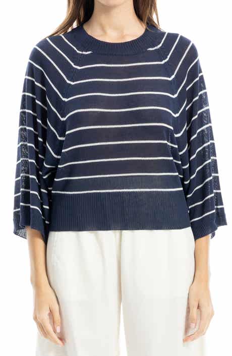 Stripe Raglan Sleeve Sweater