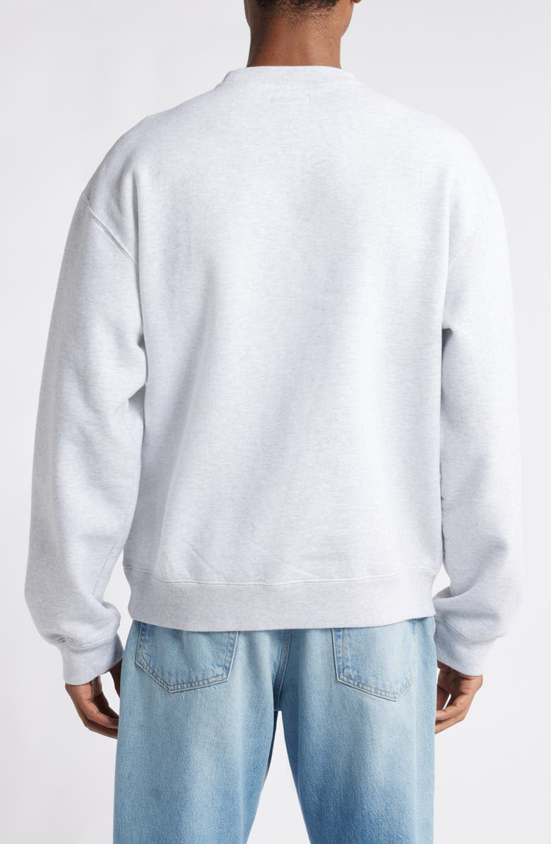 MARKET Camo Logo Appliqué Crewneck Sweatshirt, Alternate, color,