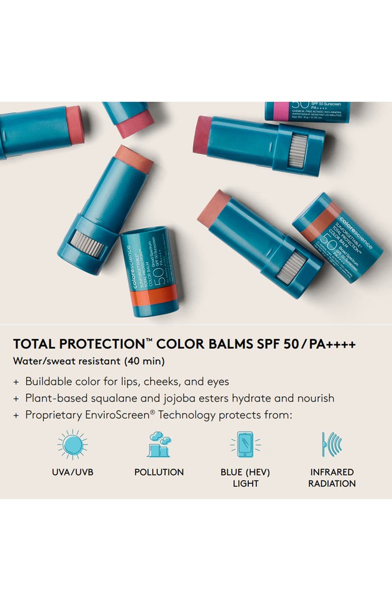 Colorescience <sup
®</sup
Sunforgettable<sup
®</sup
Total Protection Color Balm SPF 50 Sunscreen, Alternate, color, Berry