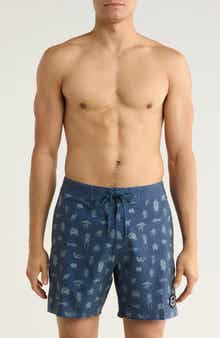 RVCA Sea Life Swim Trunks