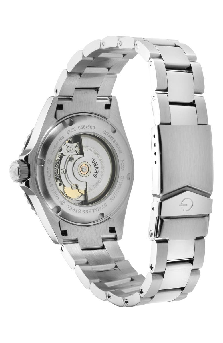 GEVRIL Wall Street Swiss Automatic Bracelet Watch, 39mm, Alternate, color,