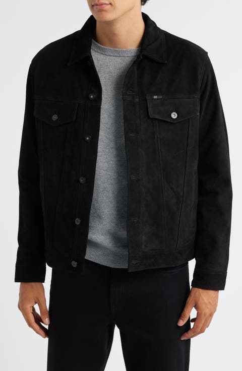 Dart Suede Trucker Jacket