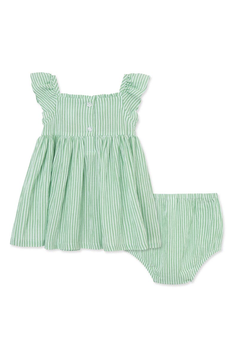 Little Me Embroidered Smocked Sundress, Alternate, color,