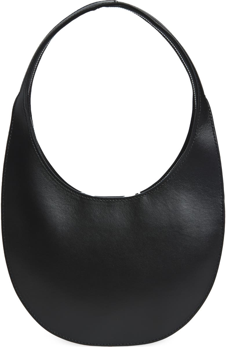 Coperni Swipe Leather Handbag, Alternate, color, Black