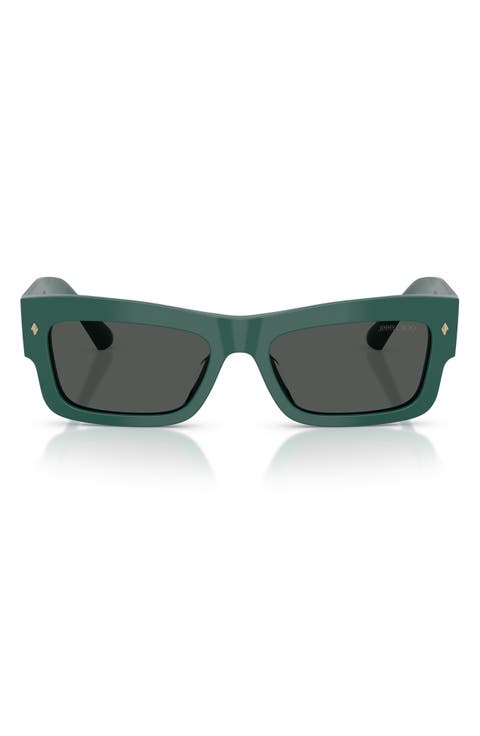 53mm Rectangular Sunglasses